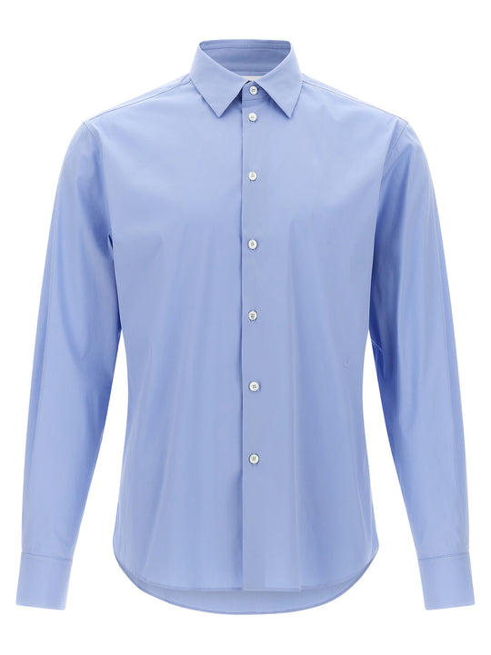 Poplin Shirt Shirt And Blouse Light Blue