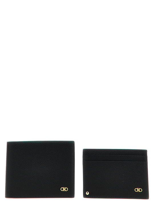 Gancio Wallets And Card Holders Black