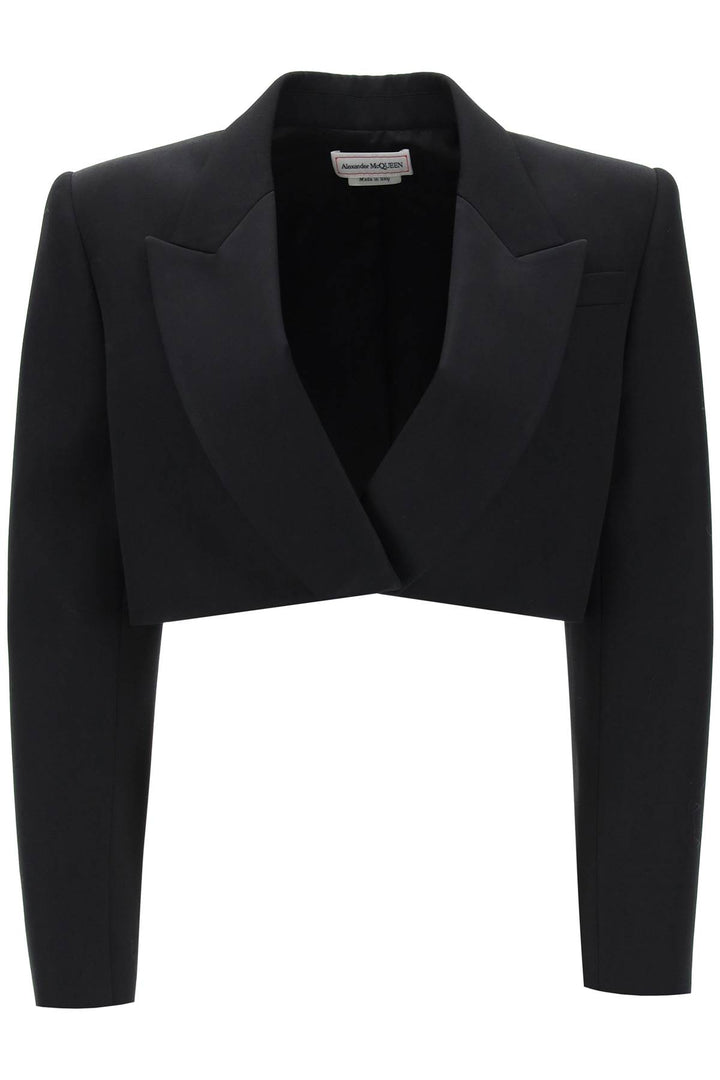 Cropped Tuxedo Jacket