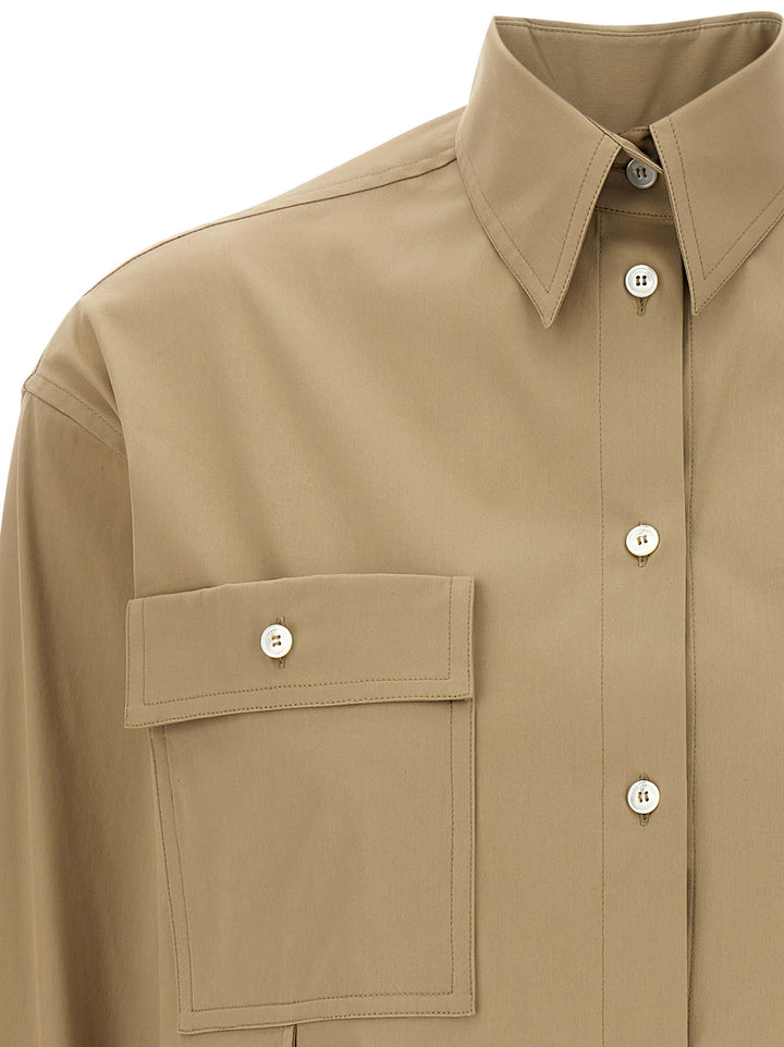 Ferragamo Pannelli Shirt Shirt and Blouse - Beige | 3587797590be92bd4871e8a4b97e3dad5a4a3469