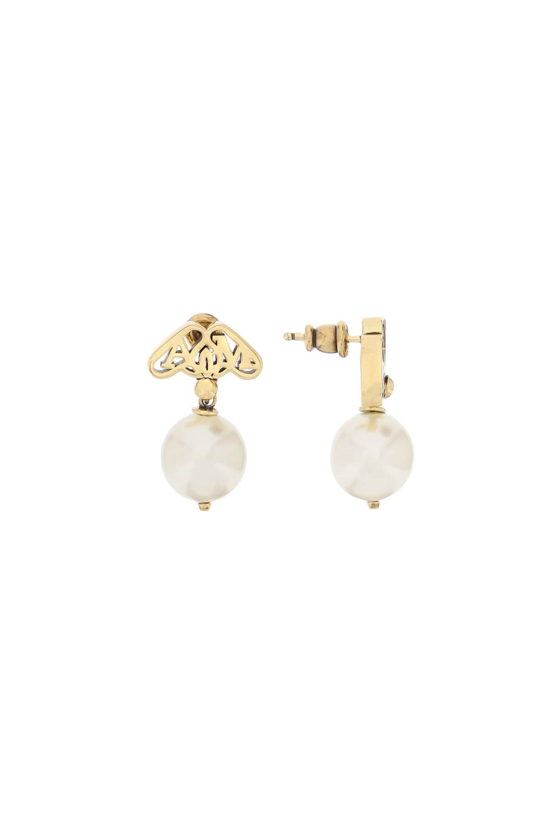 Pearl And Seal Earrings