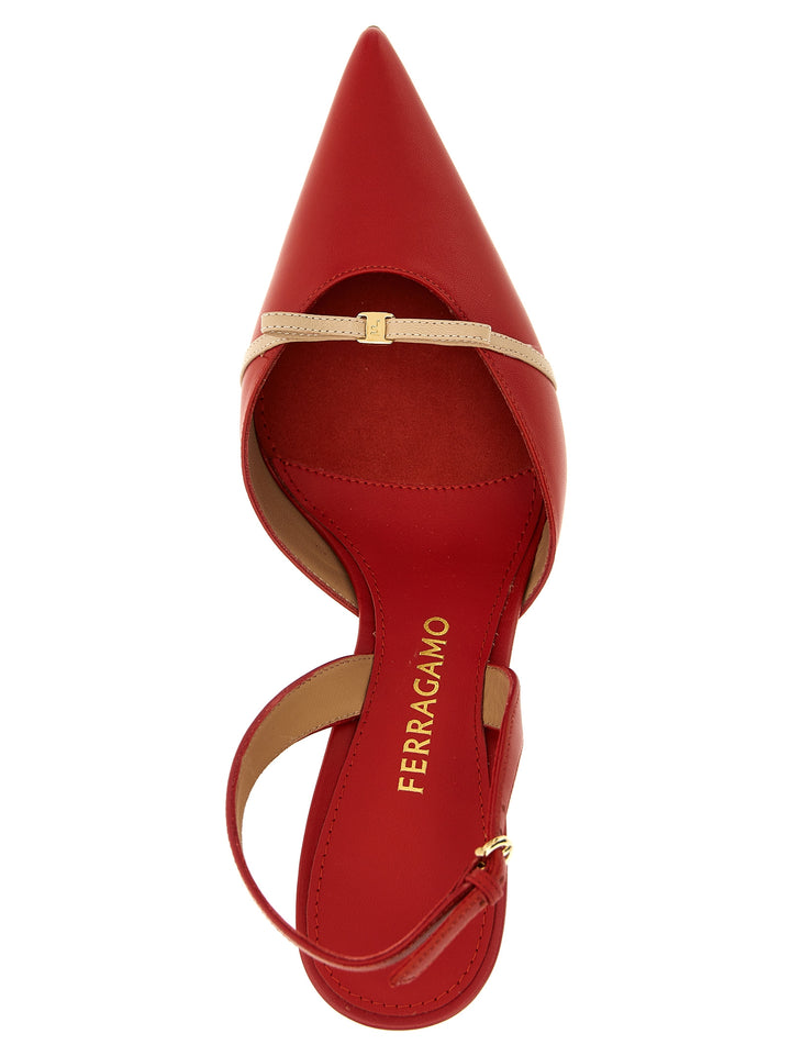 Ferragamo Gylla Pumps - Red | ce8966ea20d2bae4e13f1d521fae965da9c6b71f