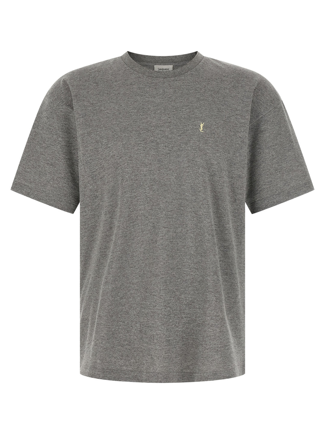 Saint Laurent Cassandre T-shirt - Gray | b3e111b0655e8014e011672fbc2e1391bc92000d