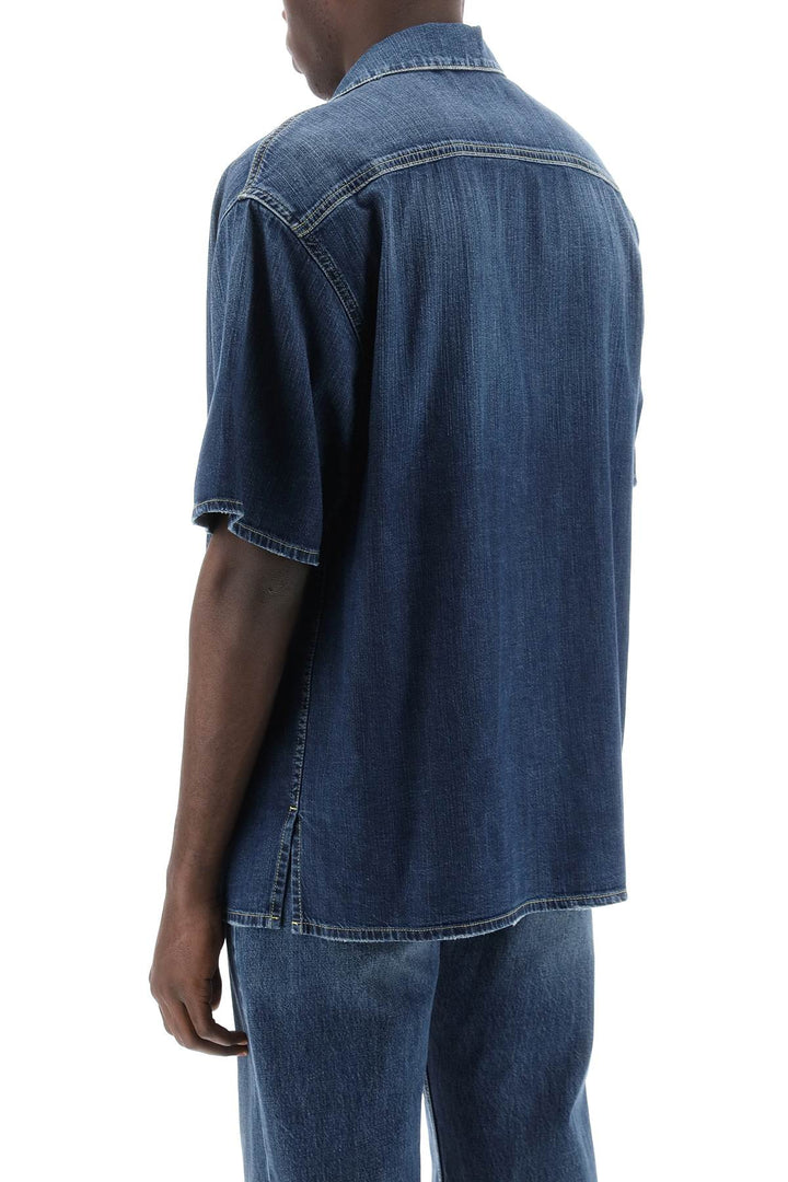 Organic Denim Short Sleeve Shirt