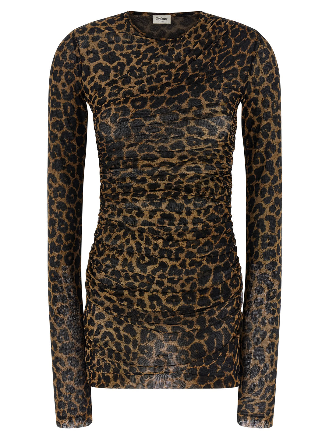 Saint Laurent Tulle Dress Dresses - Brown | 3bf87e48ad1f4a38f1632f5c8aa6cb382edc2deb