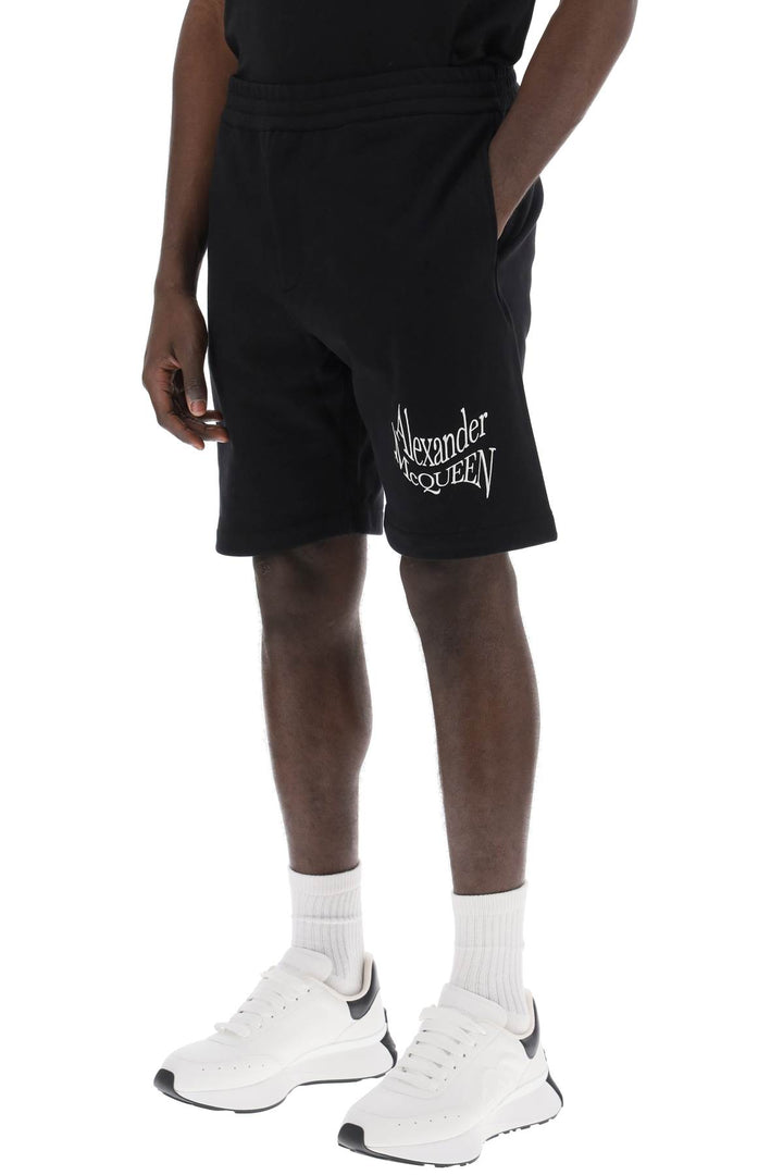 Warped Logo Sweat Shorts