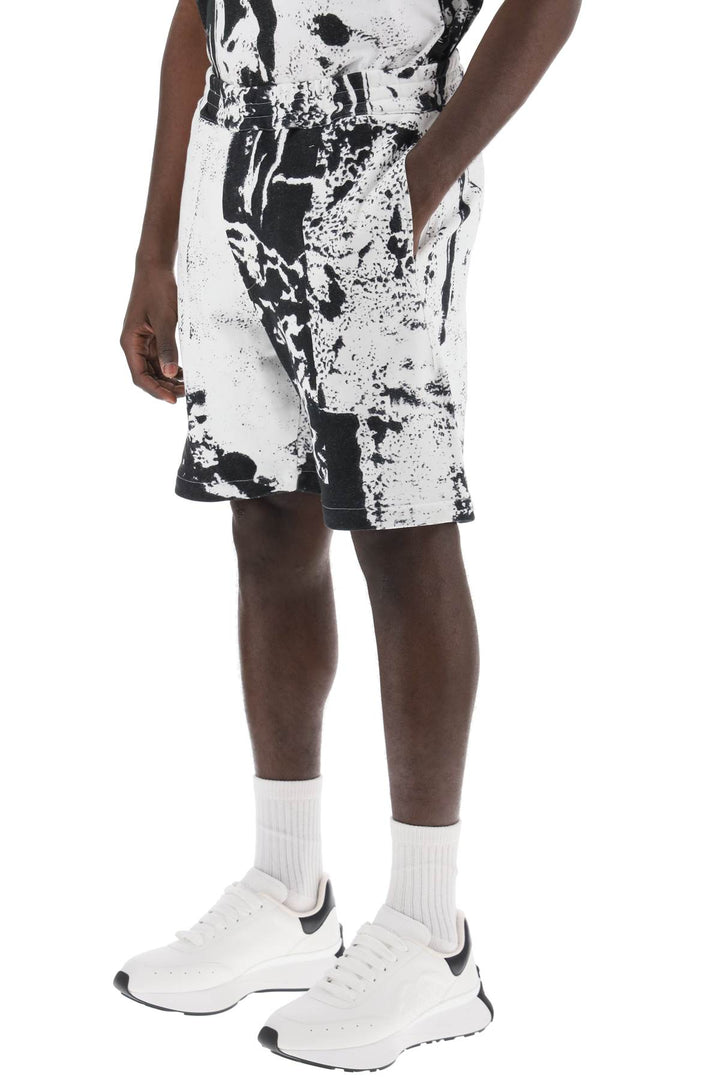 Fold Print Sweat Shorts