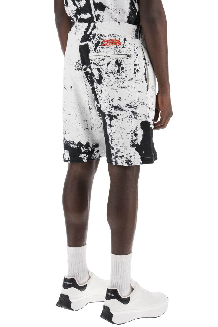 Fold Print Sweat Shorts