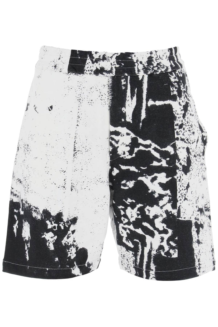 Fold Print Sweat Shorts