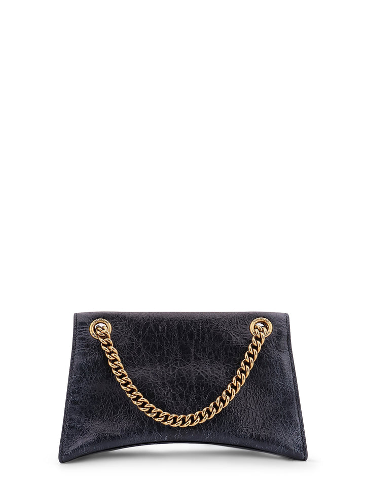 Crush Chain Shoulder Bags Black