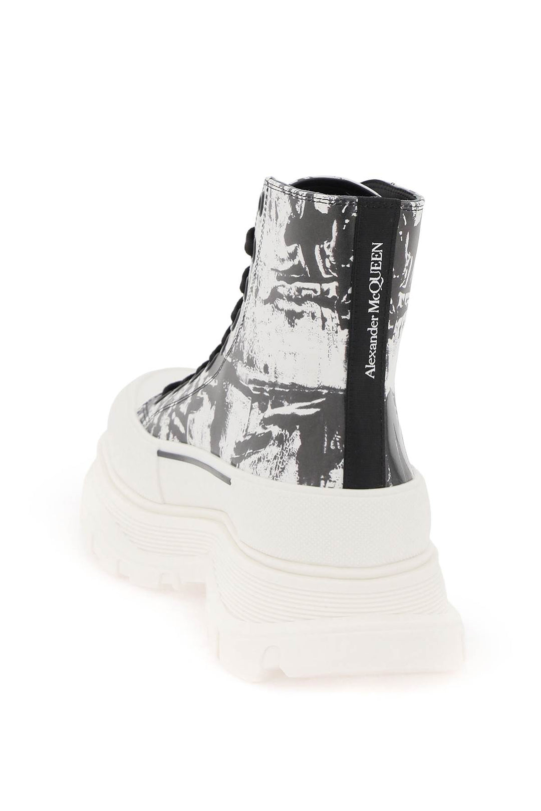 'Tread Slick Graffiti' Ankle Boots