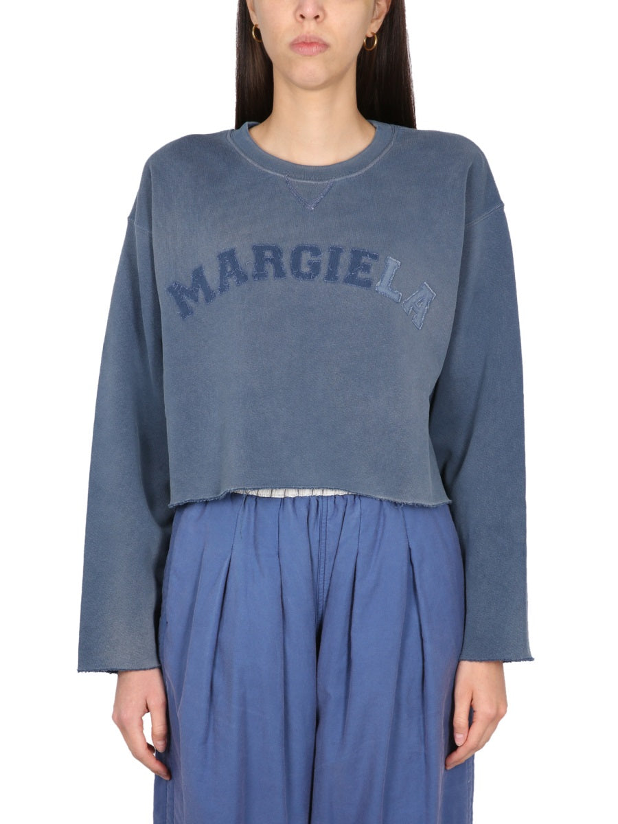 Maison Margiela Sweatshirts - Blue | Wanan Luxury