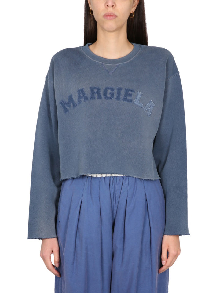 Maison Margiela Sweatshirts - Blue | Wanan Luxury