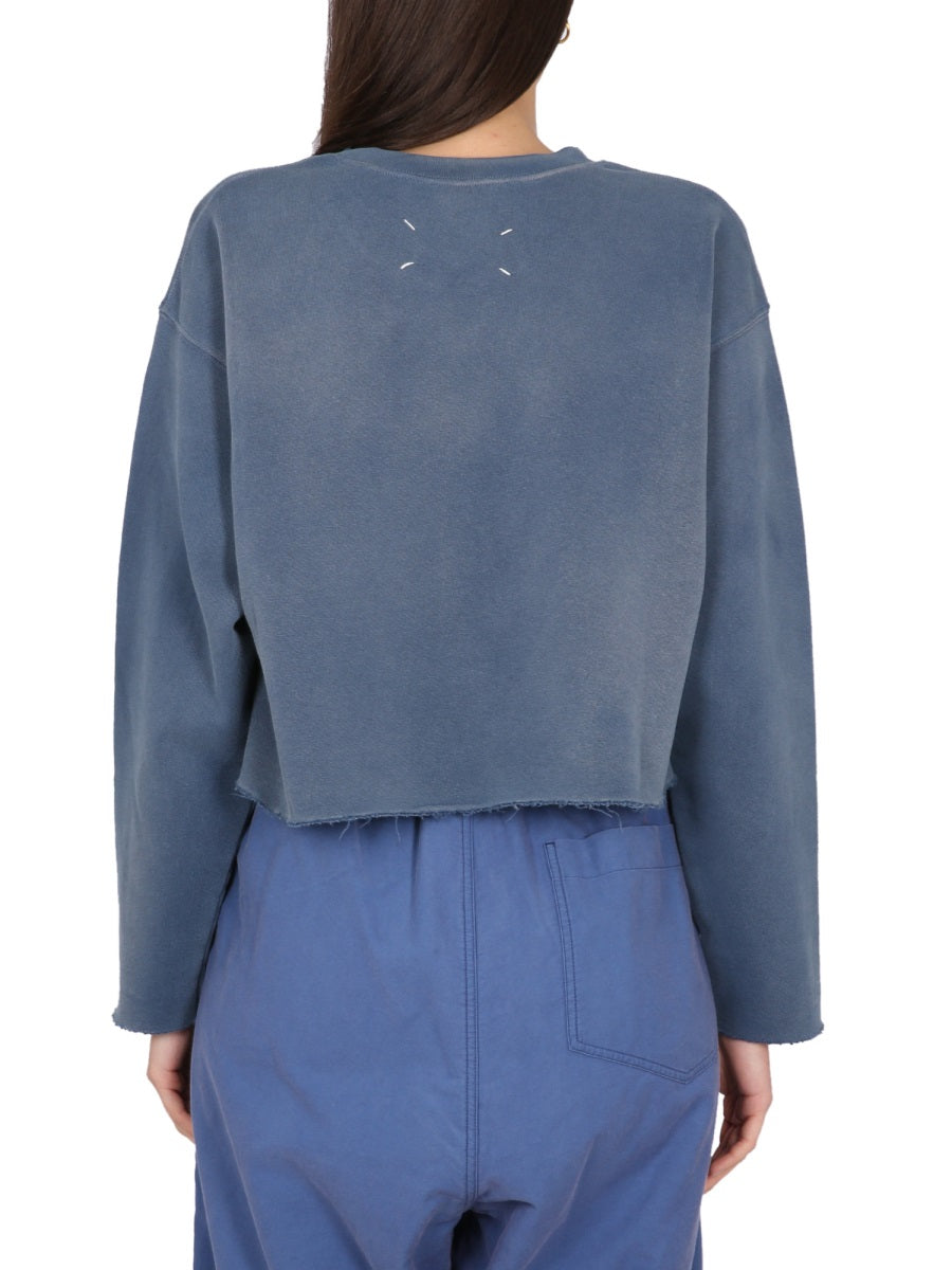 Maison Margiela Sweatshirts - Blue | Wanan Luxury