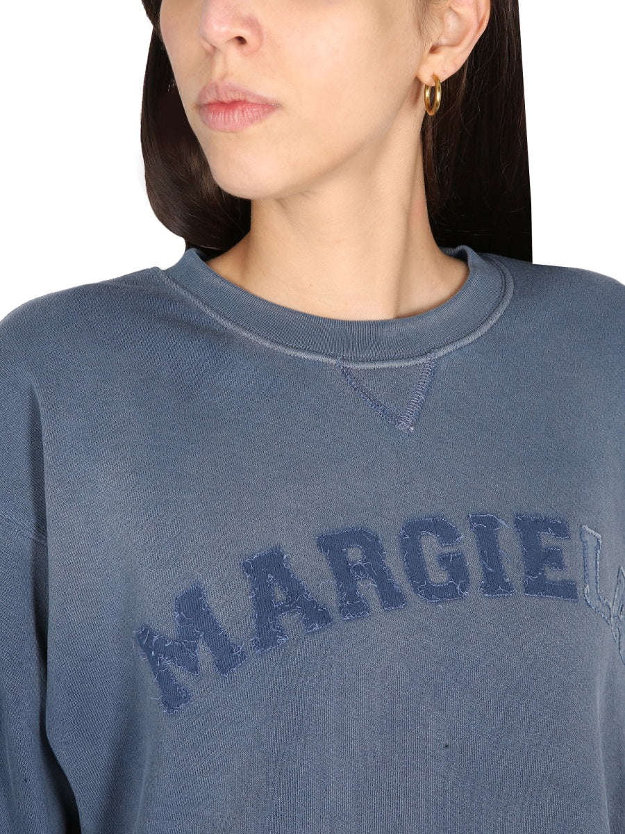 Maison Margiela Sweatshirts - Blue | Wanan Luxury