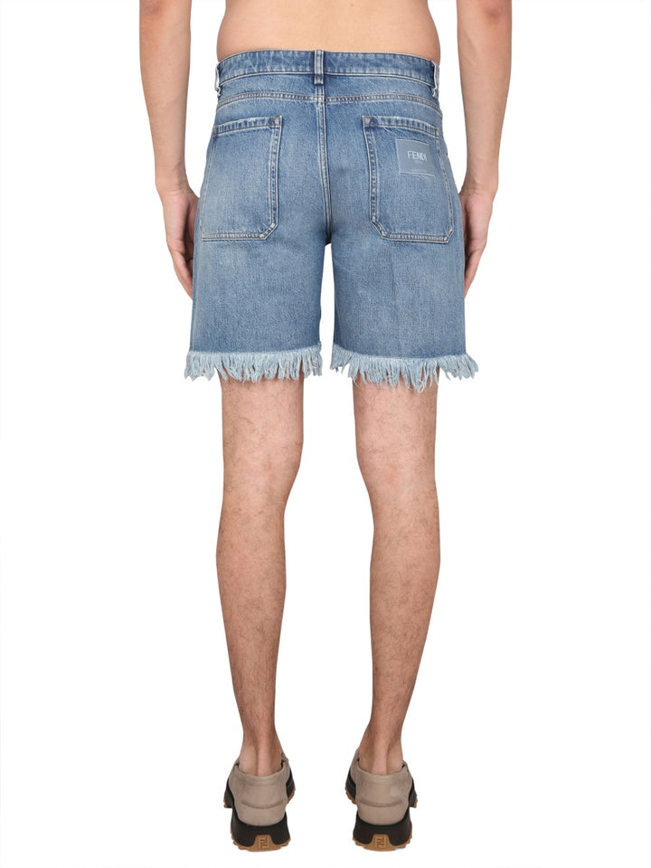 Fendi Shorts - Blue | Wanan Luxury