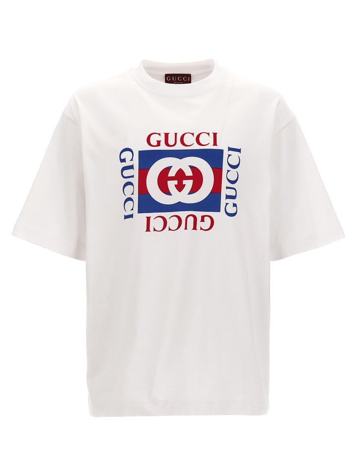 Gucci Logo Print T-shirt - White | 1c4b337108a7a52389d2ba036f20bc9d7ba6812b