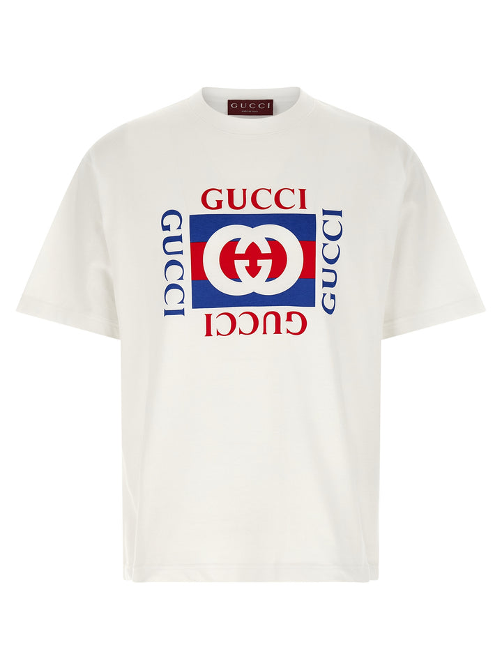 Gucci Logo Print T-shirt - White | d30b7e9c3f3d55d1bd13d4c3c244b0e950df3f5b