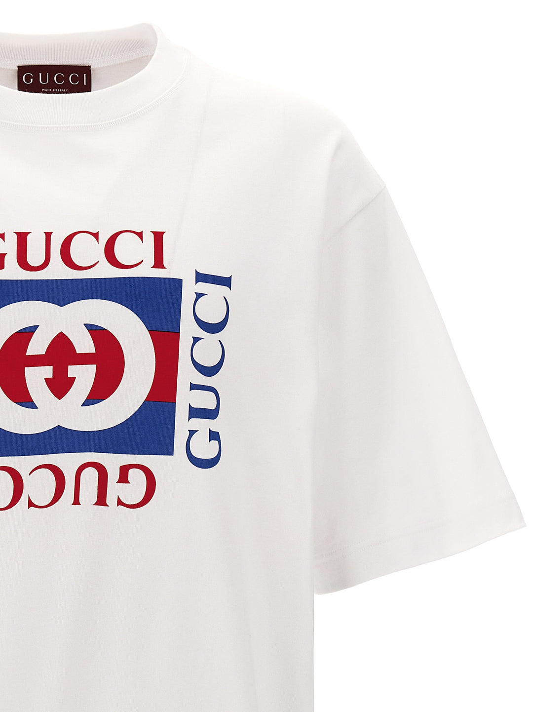 Gucci Logo Print T-shirt - White | 5e97d95dad0337abc878cf7c770ad75dd1c660c1