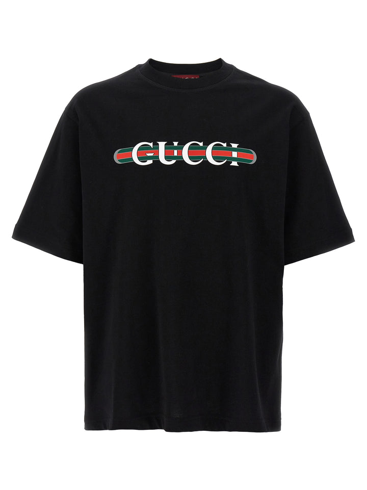 Gucci Gucci Web T-shirt - Black | 6ef0ce9133631414073dcdfd7cb699f0516cc848