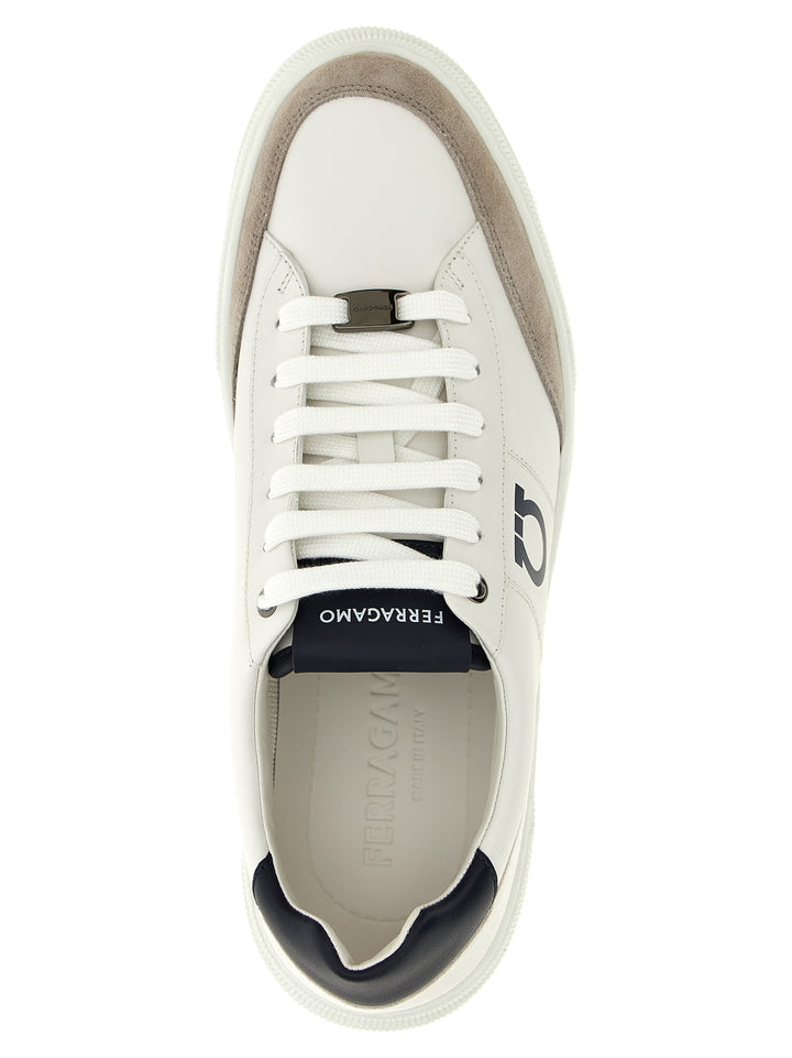 Ferragamo Alaska Sneakers - White/Black | 680ce993bda2412857e2076e7f45bff38a96afdc