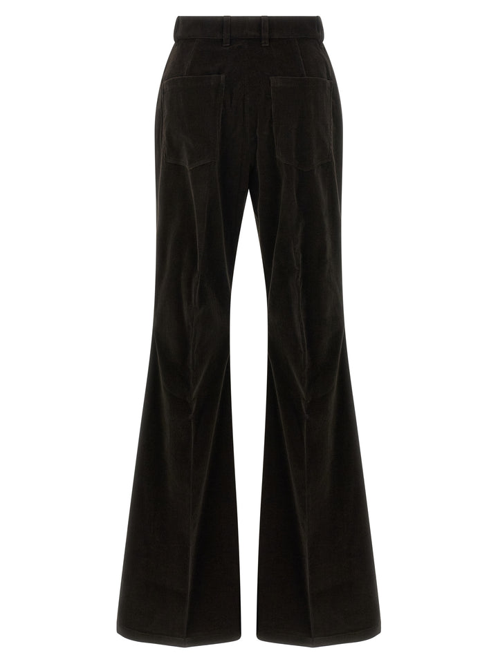 Ferragamo Velvet Pants - Brown | 6d02b8197722638a936c034bbc6da34a9798f475