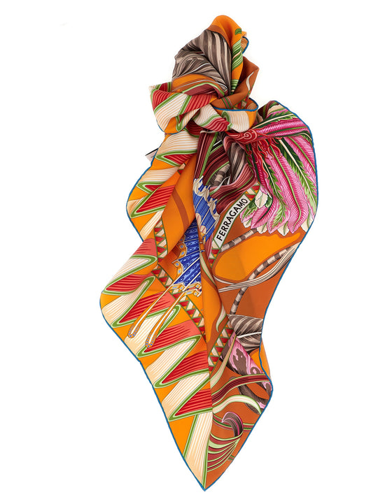 Giada Scarves And Foulards Orange