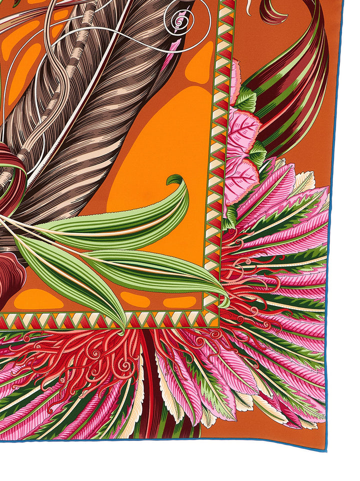 Ferragamo Giada Scarves and Foulards - Orange | 192e68bd2626fdb563a3a95764b5df78ab8de873