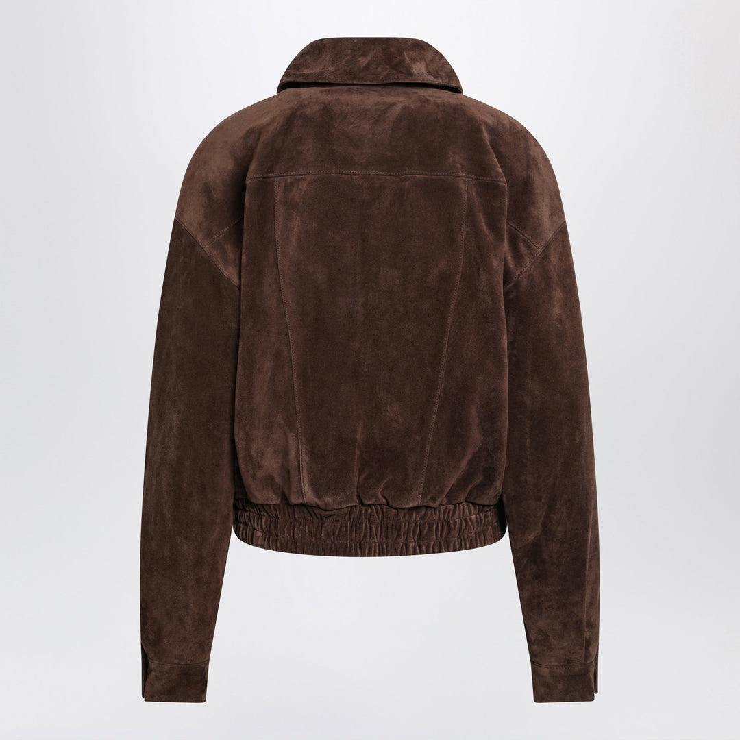Saint Laurent Coats & Jackets - Brown | b6410f919a4a4760ef27f665101a66a35982eca2
