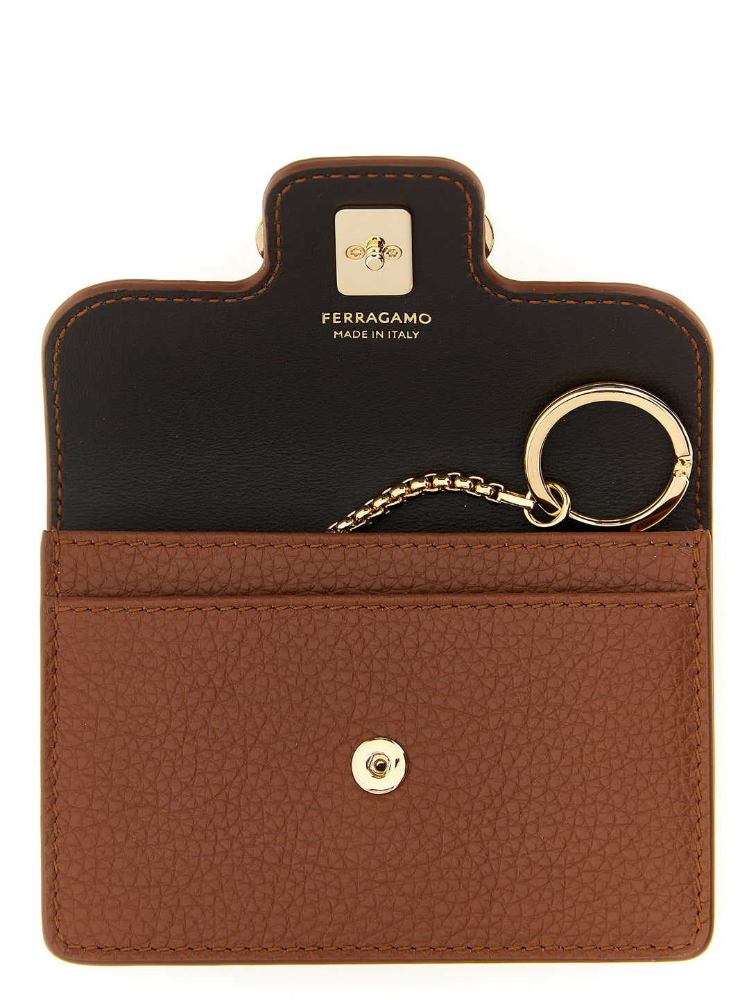 Ferragamo Gancini Keyring - Brown | 45572d72b17548f6e1d7794164d2a18d34186de2