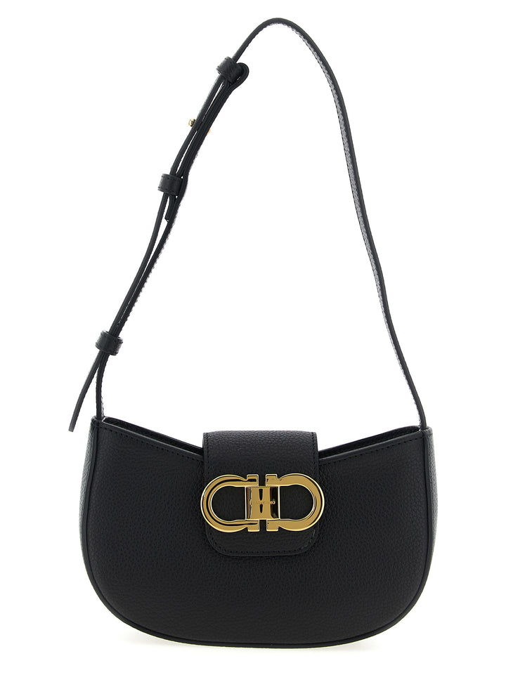 Ferragamo Gabry Shoulder Bags - Black | cf6e5fc6bab2c90a4d6c50d32eaf7febf40e44bb