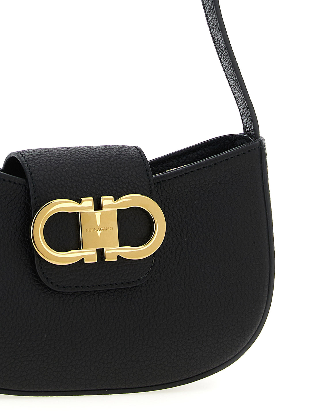 Ferragamo Gabry Shoulder Bags - Black | 313dcdf8a20ddb77ebfb4cb292f20d9e9b1e2efe