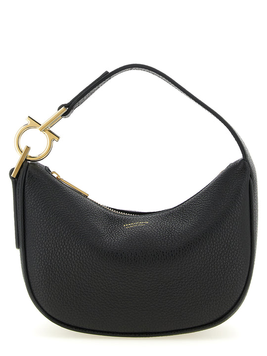Gancini Hand Bags Black