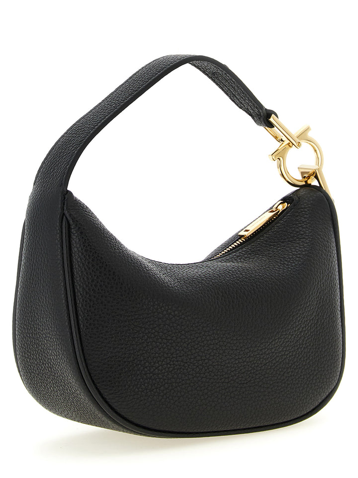 Ferragamo Gancini Hand Bags - Black | 920a61900e602125a9f208f6722cb015c315e4be