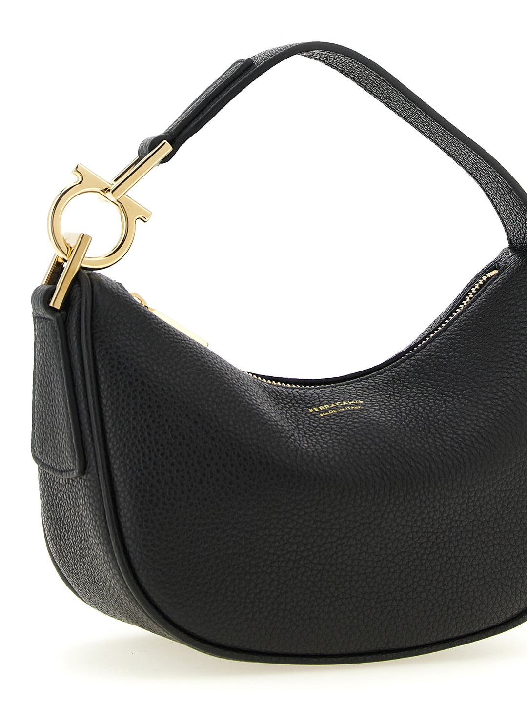 Ferragamo Gancini Hand Bags - Black | 4cb5c5efdb8c7f53dda347c9601ed1ebadb446eb