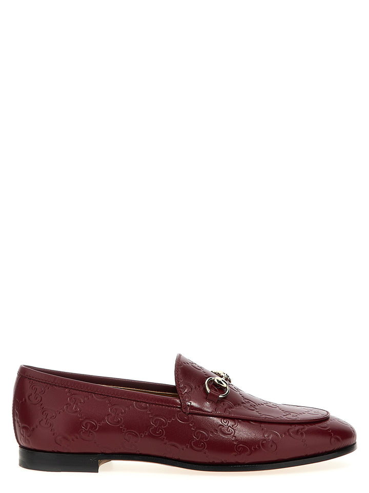 Gucci Jordaan Loafers - Red | e44be2bacd821b1b42199ee67cd994fd31492b4c