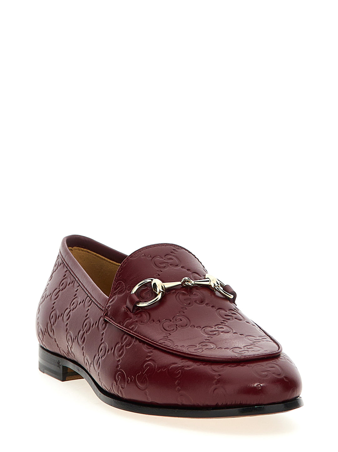 Gucci Jordaan Loafers - Red | d90a5821de41f570a3e8f1f7483a9999cf7dda1e