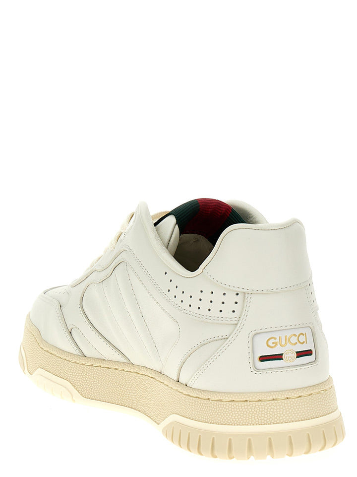 Gucci Re-Web Sneakers - White | bca96c3d7391622c2e999fc768883ca3d5d2691c