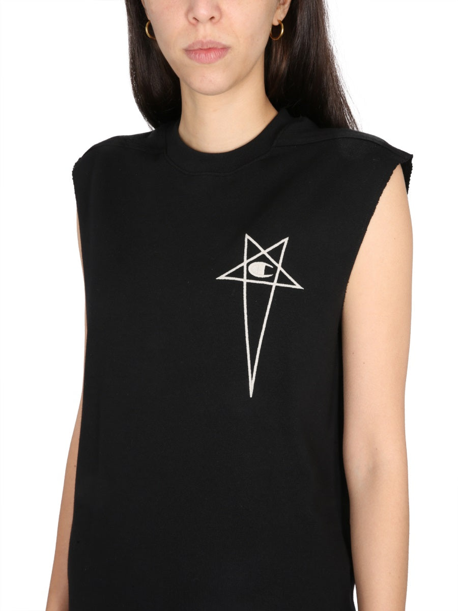 Rick Owens x Champion Tops - Black | Wanan Luxury