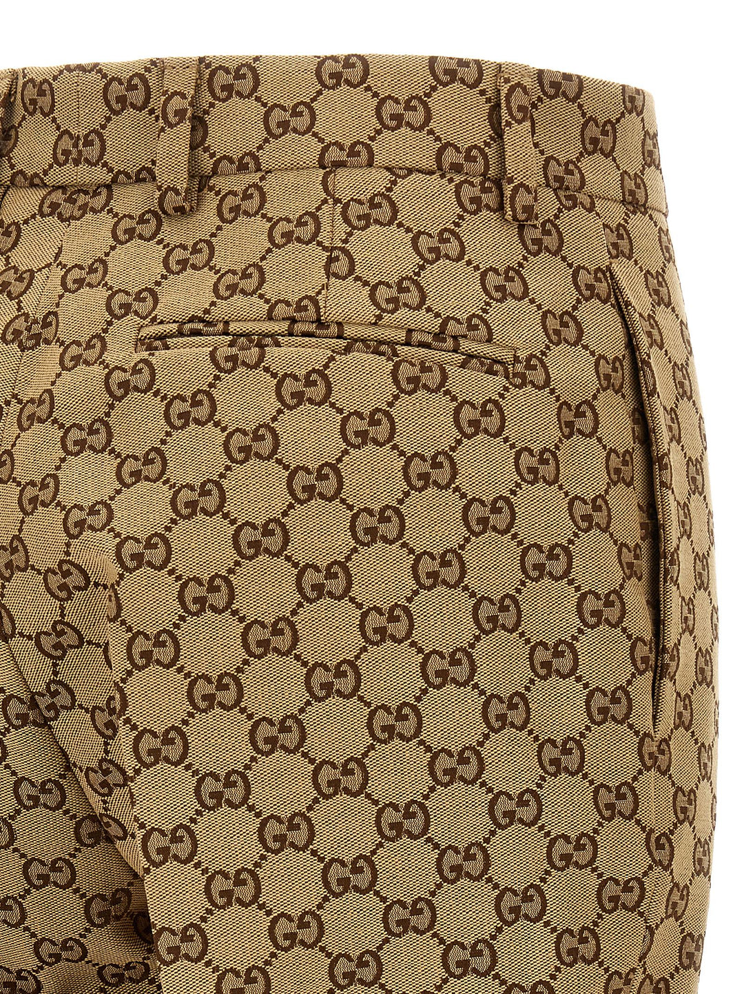 Gucci Gg Fabric Trousers Pants - Beige | 368ca01f96b3c0aba5031e154d9b4c9094613b84