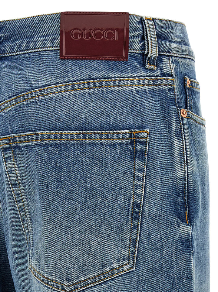 Gucci Boyfriend Jeans - Blue | 2d551f8f2770294ac30ca756bda0c4791faab8c4