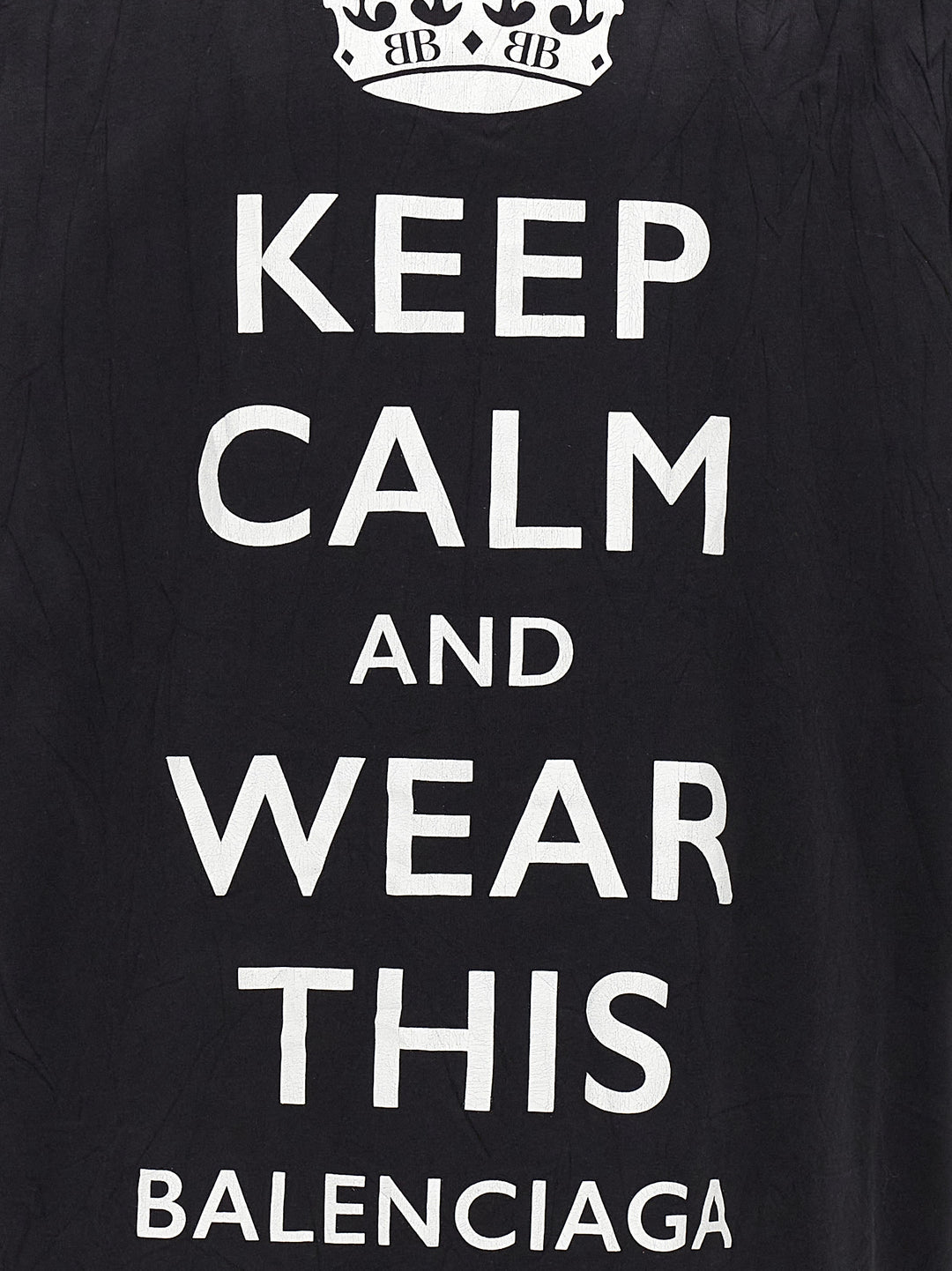 Keep Calm T-Shirt White/Black