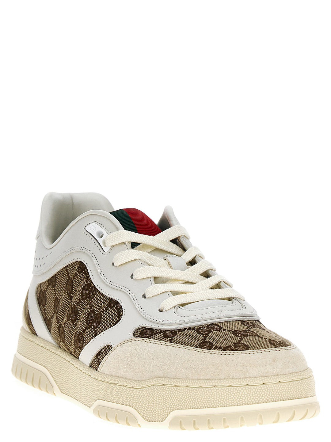 Gucci Gucci Re-Web Sneakers - Beige | 850306f6d584eff4f9d9fd827131a2ab497b6806