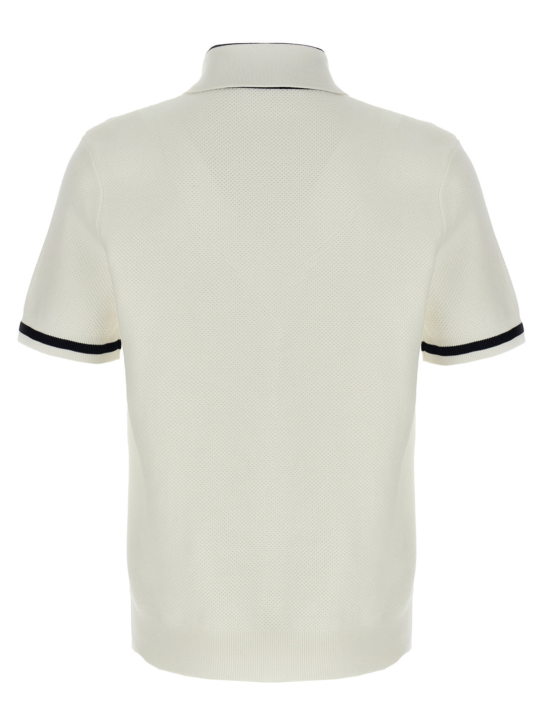 Gucci Gucci Intarsia  Shirt Polo - White/Black | 782da412685b4c9dc6763a8bbea29ffc33f1594c