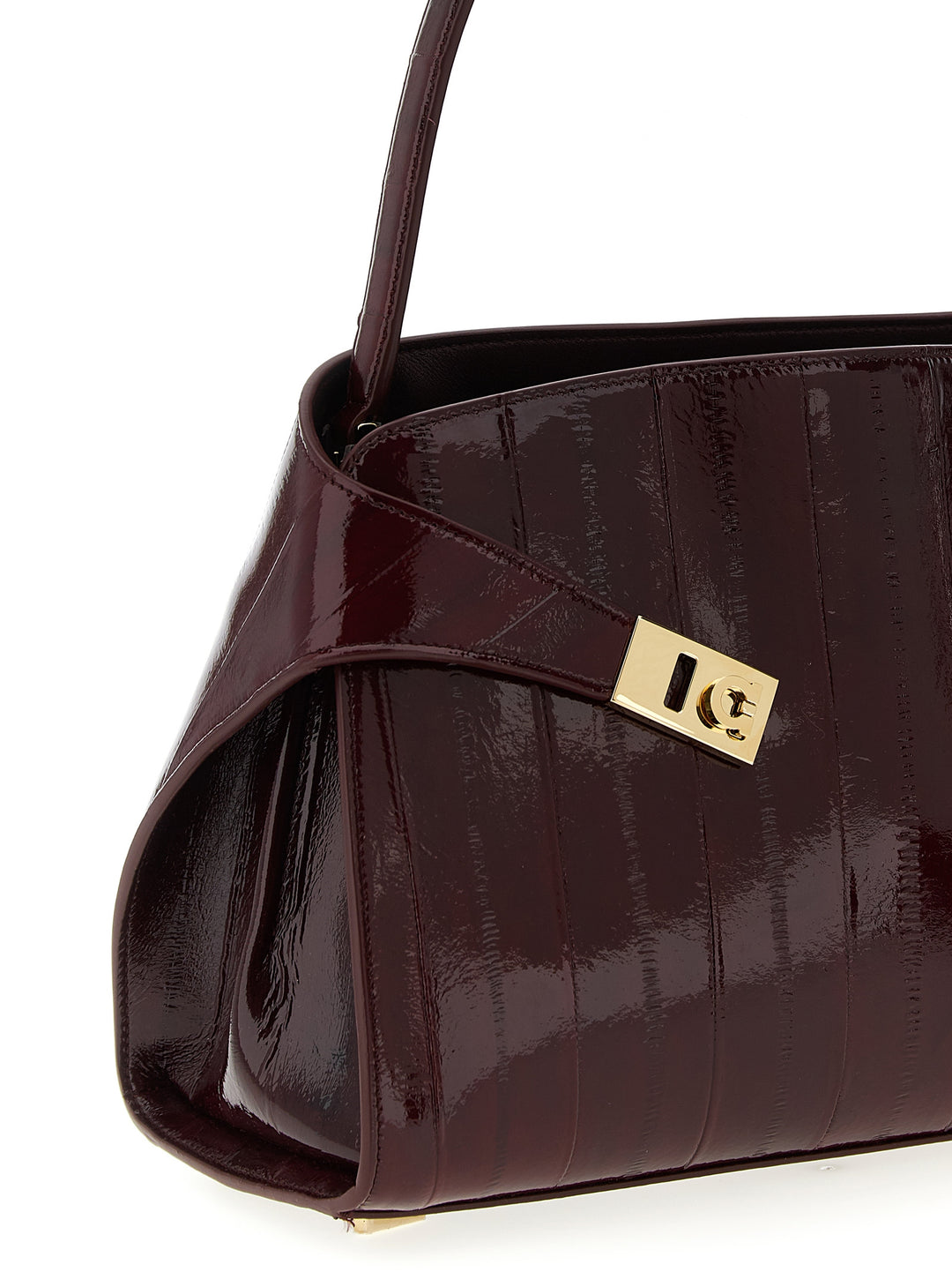 Ferragamo Hug Soft (M) Shoulder Bags - Bordeaux | 474e2e58f7d47ed29572f1d3c3de0f72bcd46ffa