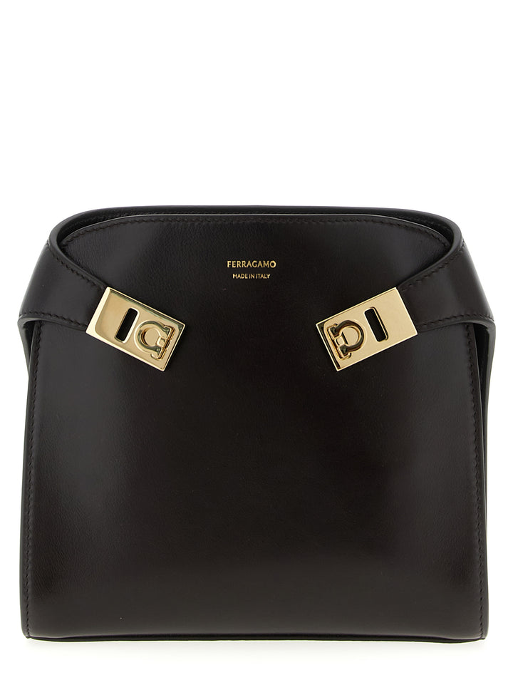 Ferragamo Hug Bb S Crossbody Bags - Brown | cce27af4a8a551ab93f2fd3b59973cc3da45f366