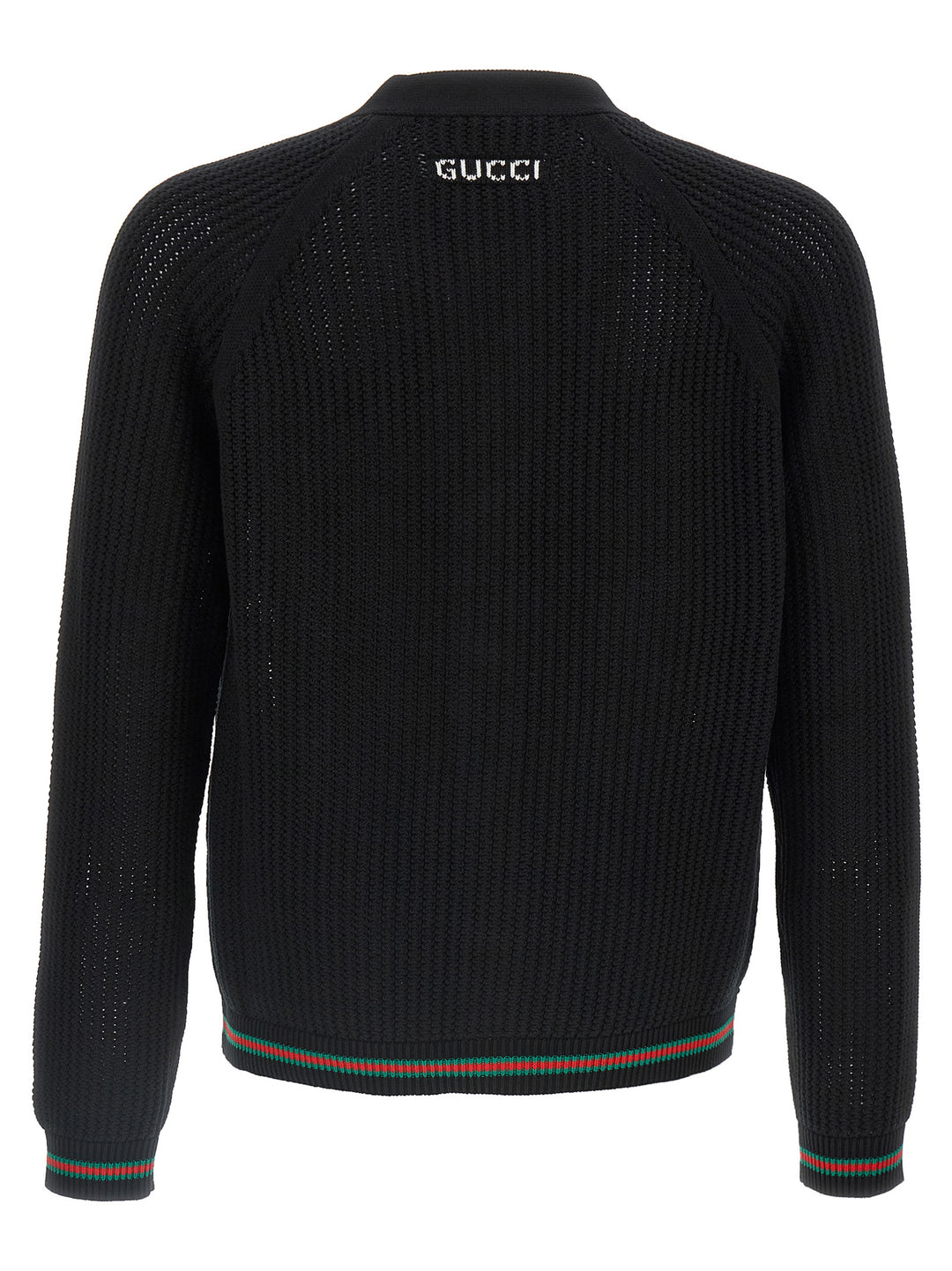 Gucci Web Ribbon Cardigan Sweaters and Cardigans - Black | 2a52763ccbd8bd008769e37176fbb2ed5c48204a