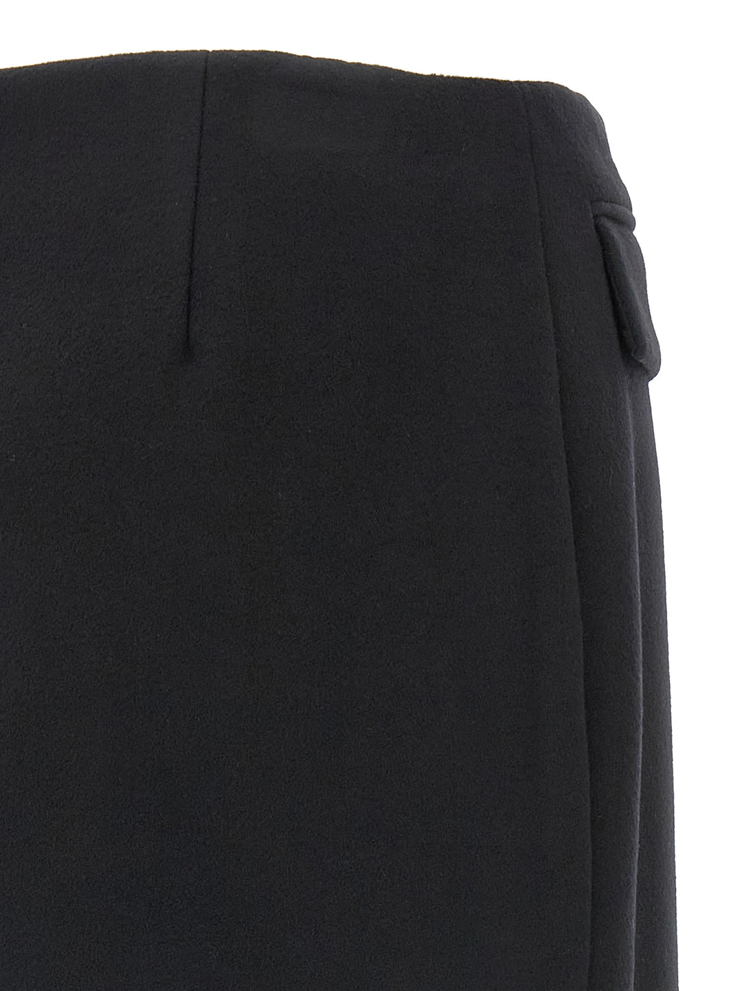 Ferragamo Cashmere Wool Skirt Skirts - Black | d9fbbfdb632e911ad5bcce26fc1bd3c743cfd675