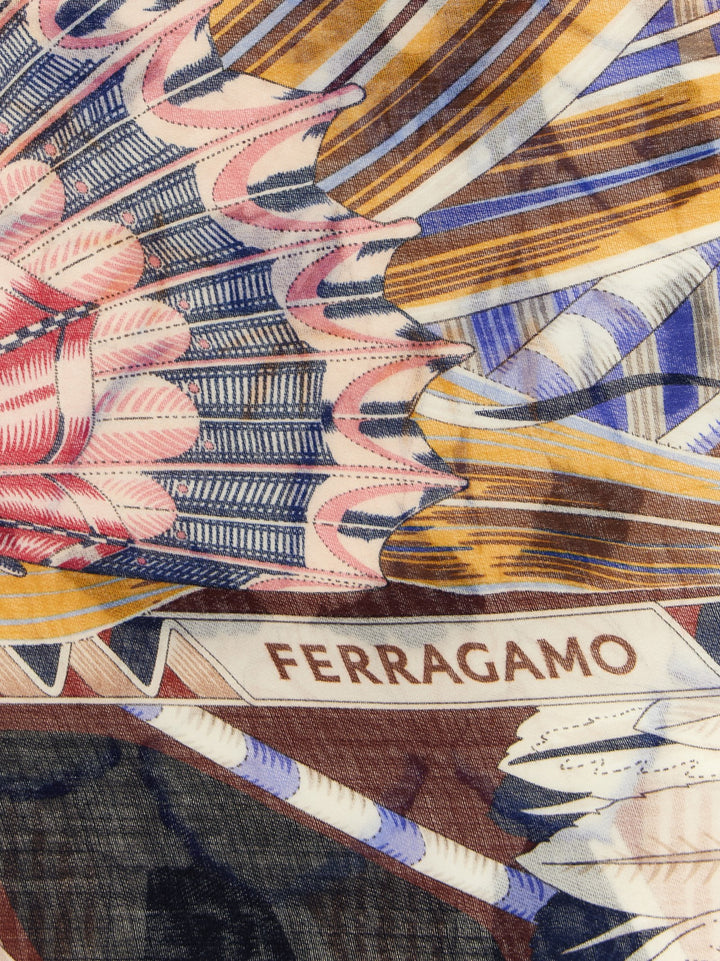 Ferragamo Giada Scarves and Foulards - Multicolor | 093684902943a72b208310a04fa7f075b8db9b27