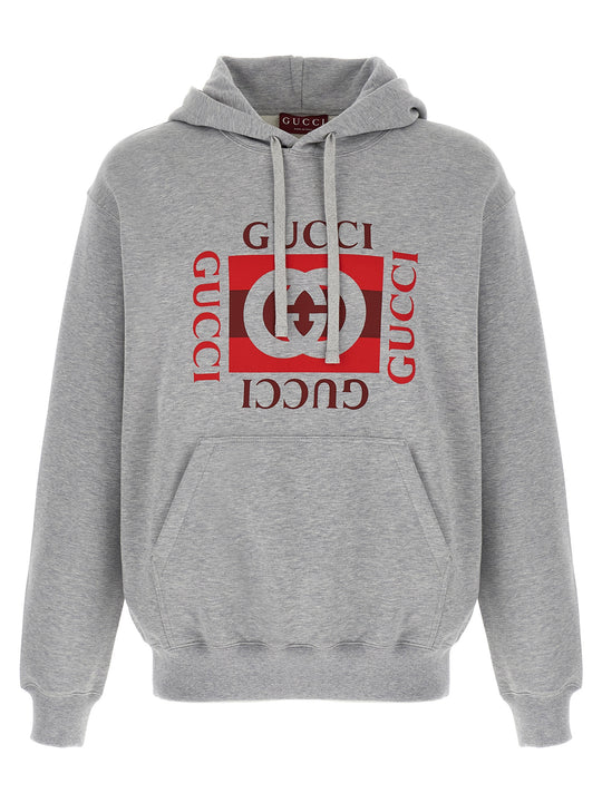 Gucci Incrocio Gg Sweatshirt Gray